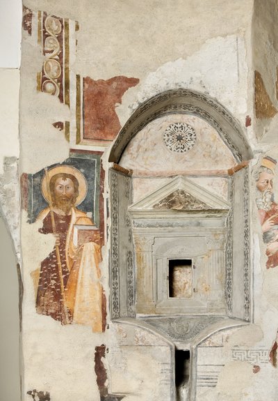Niche with Tabernacle and Apostles by Italian School